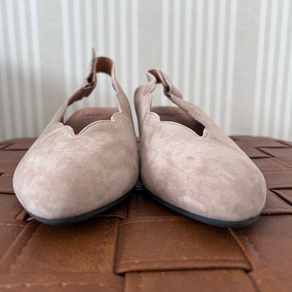 L’amour Des Pieds Hulda Sling-Back Pump Taupe Suede Leather Women’s 6.5 NEW $240 - Picture 10 of 13
